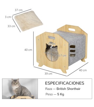 Caseta para Gatos