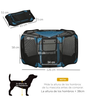 Parque Mascotas Plegable