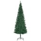 Árbol de Navidad Artificial 210 cm con 631 Puntas Decoración Navideña para Interiores Fácil de Montar Verde
