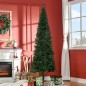 Árbol de Navidad Artificial 210 cm con 631 Puntas Decoración Navideña para Interiores Fácil de Montar Verde