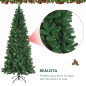 Árbol de Navidad Artificial 210 cm con 631 Puntas Decoración Navideña para Interiores Fácil de Montar Verde