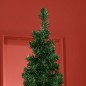Árbol de Navidad Artificial 210 cm con 631 Puntas Decoración Navideña para Interiores Fácil de Montar Verde