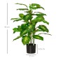 Aglaonema Artificial Planta Sintética de 95 cm con 42 Hojas Decoración para Hogar Oficina Verde