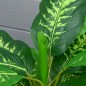 Aglaonema Artificial Planta Sintética de 95 cm con 42 Hojas Decoración para Hogar Oficina Verde