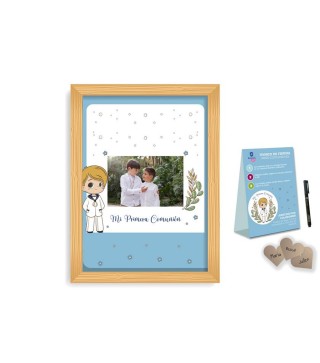 CUADRO DE INVITADOS PRIMERA COMUNION NIÑO