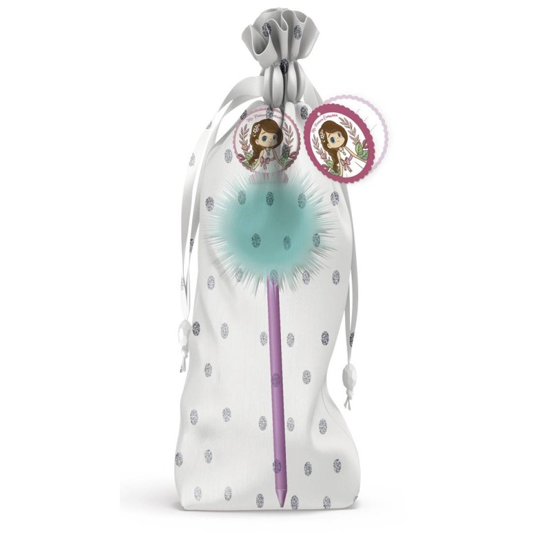 BOLÍGRAFO CON POMPOM COMUNIÓN EN BOLSITA BOLÍGRAFO CON POMPOM COMUNIÓN EN BOLSITA