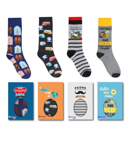 CALCETINES PRESENTADOS EN BLISTER MEJOR PAPÁ