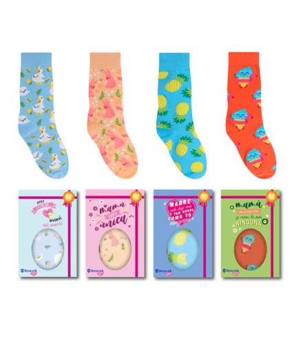 CALCETINES PRESENTADOS EN BLISTER MEJOR MAMÁ