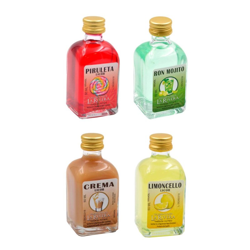 CAJA DE 24 LICORES ADONIS 50 ML. SURTIDO CAJA DE 24 LICORES ADONIS 50 ML. SURTIDO