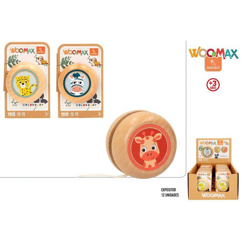 YOYO MADERA ANIMALES ZOO YOYO MADERA ANIMALES ZOO