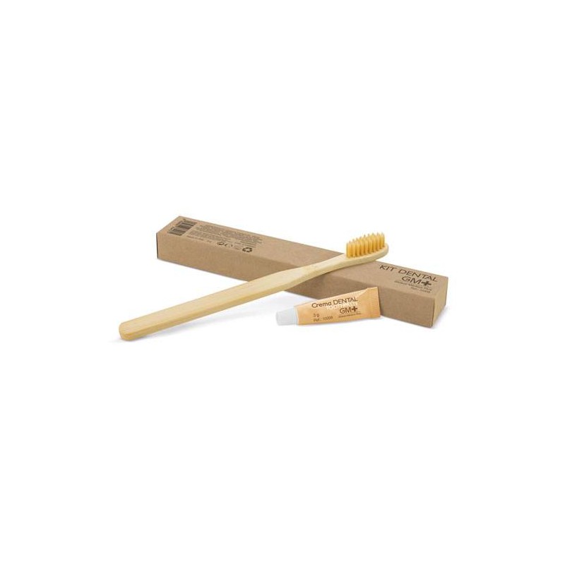 SET DENTAL ECOLÓGICO CEPILLO DIENTES BAMBÚ