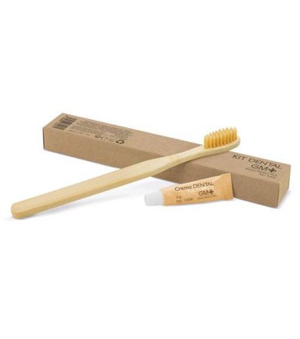SET DENTAL ECOLÓGICO CEPILLO DIENTES BAMBÚ