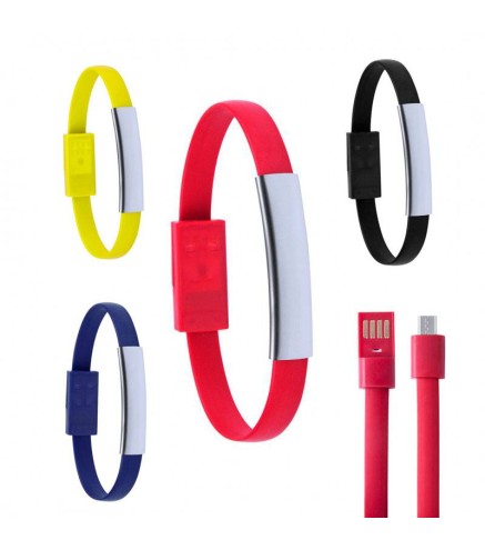 LOTE 43 PULSERAS USB PARA CARGAR TELÉFONO