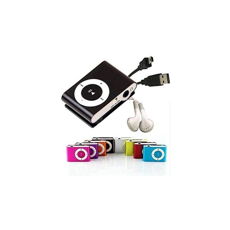 TARA - LOTE DE 12 MP3 PLAYER CLIP + AURICULARES + CABLE USB EN CAJA TARA - LOTE DE 12 MP3 PLAYER CLIP + AURICULARES + CABLE USB EN CAJA