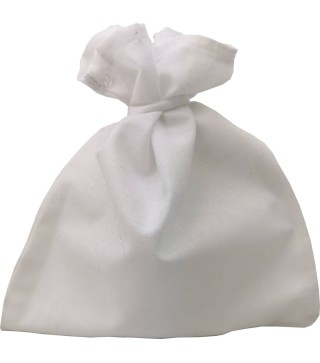 BOLSA DE TELA TRANSPIRABLE BLANCO