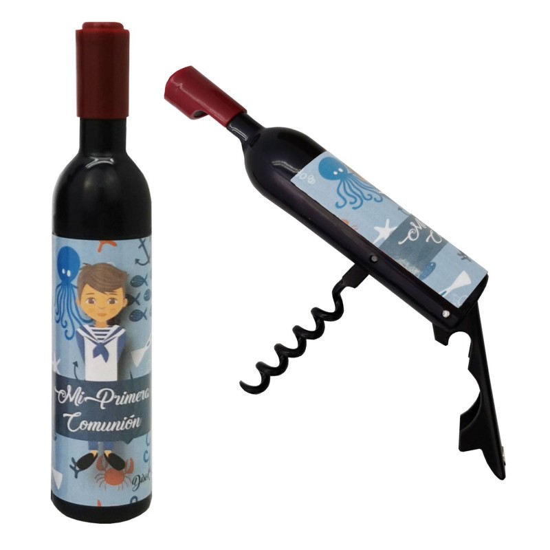 SACACORCHOS BOTELLA IMÁN COMUNIÓN NIÑO SACACORCHOS BOTELLA IMÁN COMUNIÓN NIÑO