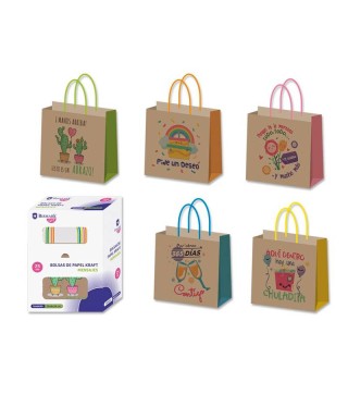 BOLSA KRAFT MENSAJES