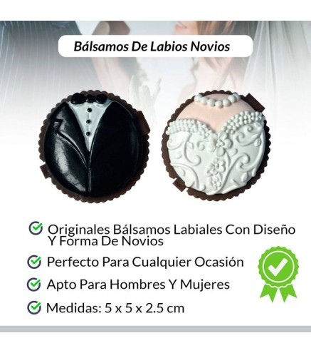 SET BÁLSAMOS LABIALES NOVIOS
