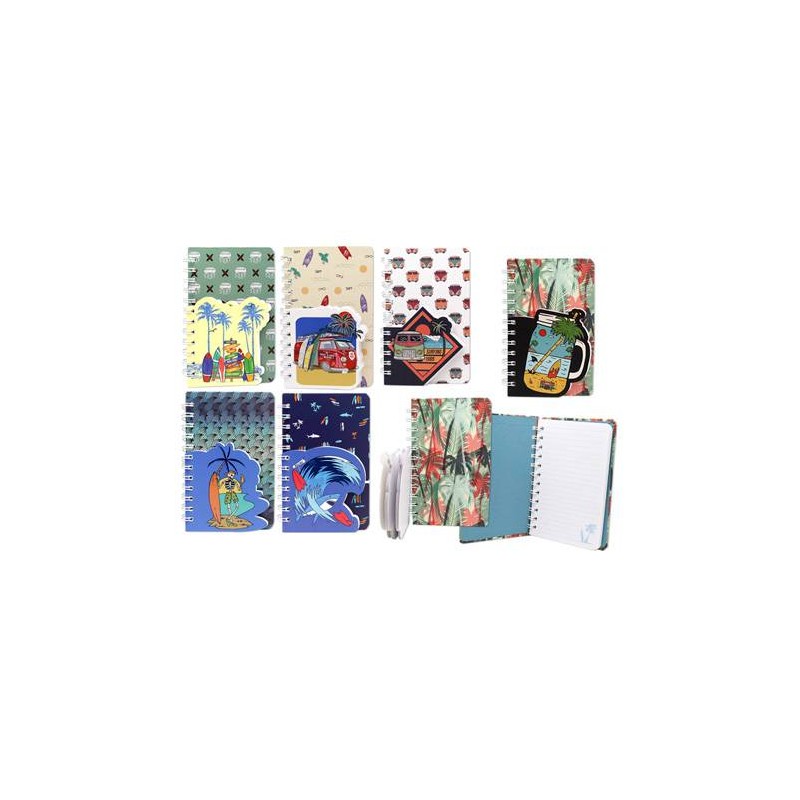 OFERTA! LOTE DE 500 LIBRETA DOBLE SURFERA CON ANILLAS