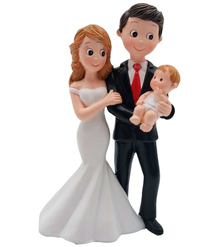 FIGURA PASTEL CON BEBÉ