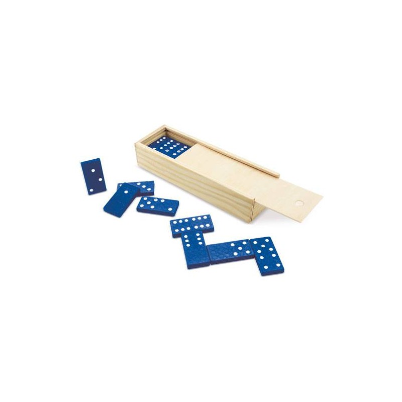 DOMINO DE MADERA AZUL DOMINO DE MADERA AZUL