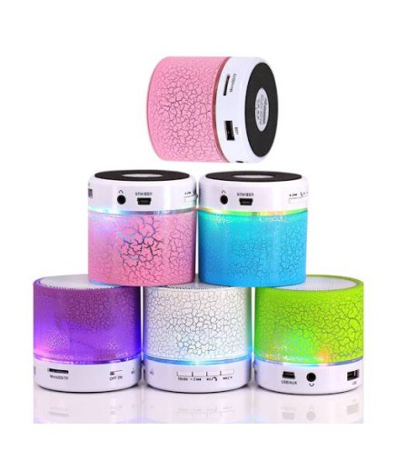 MINI ALTAVOZ BLUETOOTH CON LUZ LED+RADIO+USB