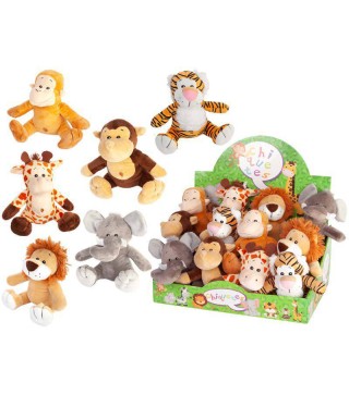 PELUCHE SELVA ANIMALES 19 CM