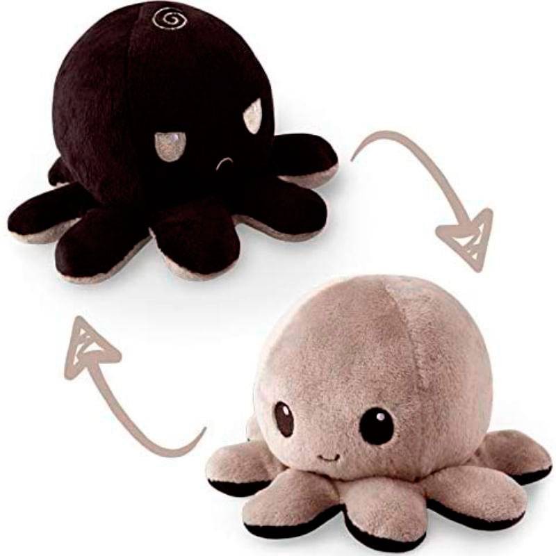 PELUCHE PULPO REVERSIBLE 20 CM PELUCHE PULPO REVERSIBLE 20 CM