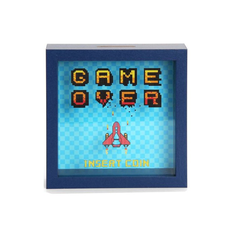 HUCHA DE MADERA GAME OVER HUCHA DE MADERA GAME OVER
