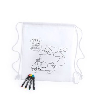 MOCHILA PETATE INFANTIL PAPA NOEL