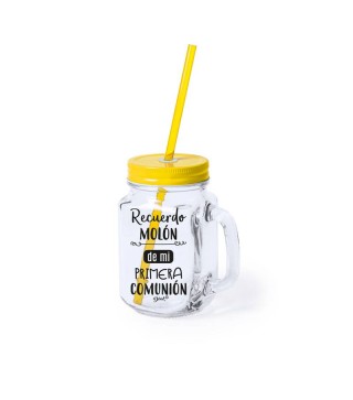 JARRA CRISTAL CON CAÑA "RECUERDO MOLÓN" AMX