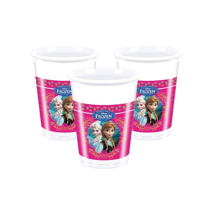 PACK DE 9 VASOS DE PLÁSTICO FROZEN