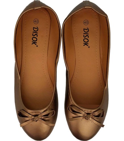 BAILARINAS MANOLETINAS "WEDDING" TALLA-L ORO
