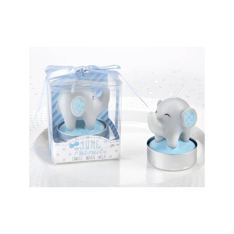 VELA BAUTIZO ELEFANTE AZUL EN CAJA REGALO VELA BAUTIZO ELEFANTE AZUL EN CAJA REGALO