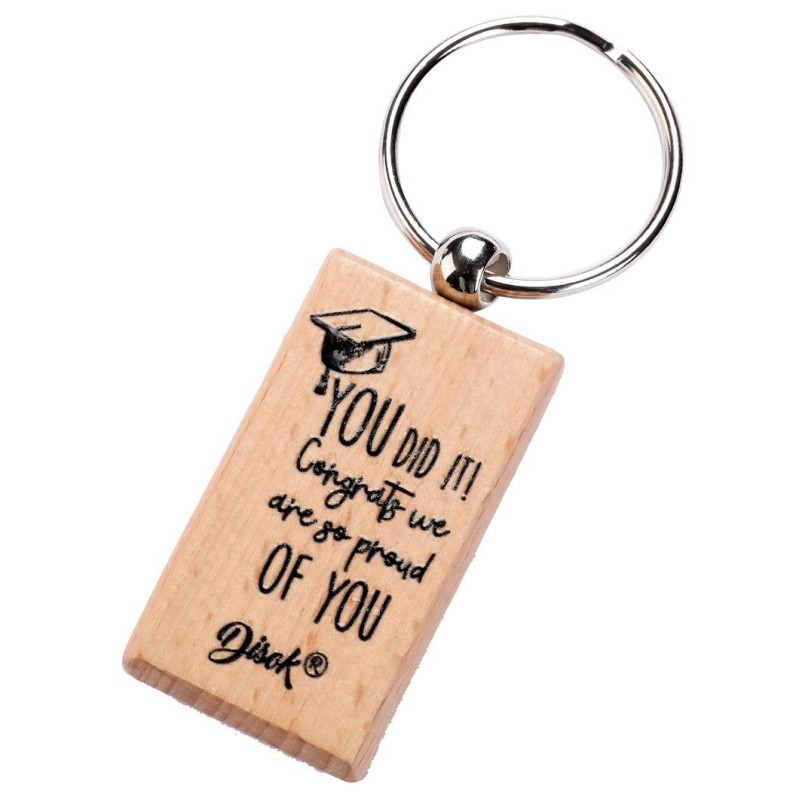 LLAVERO "YOU DID IT" MADERA LLAVERO "YOU DID IT" MADERA