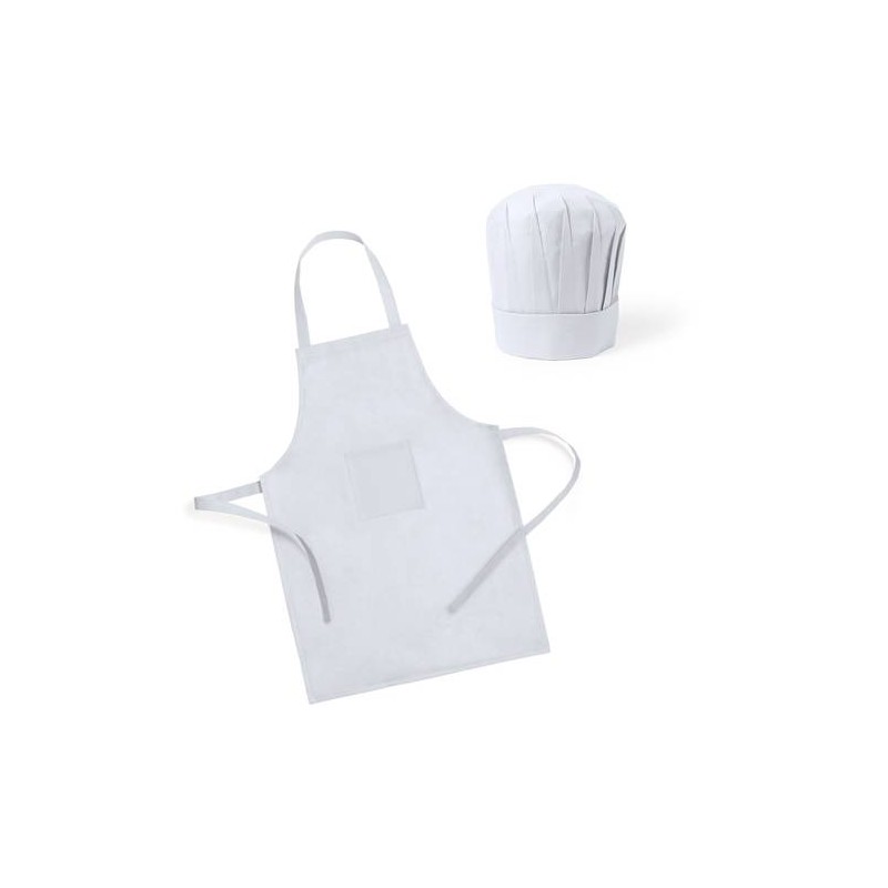 SET DELANTAL + GORRO INFANTIL TALLA ÚNICA NIÑO/A