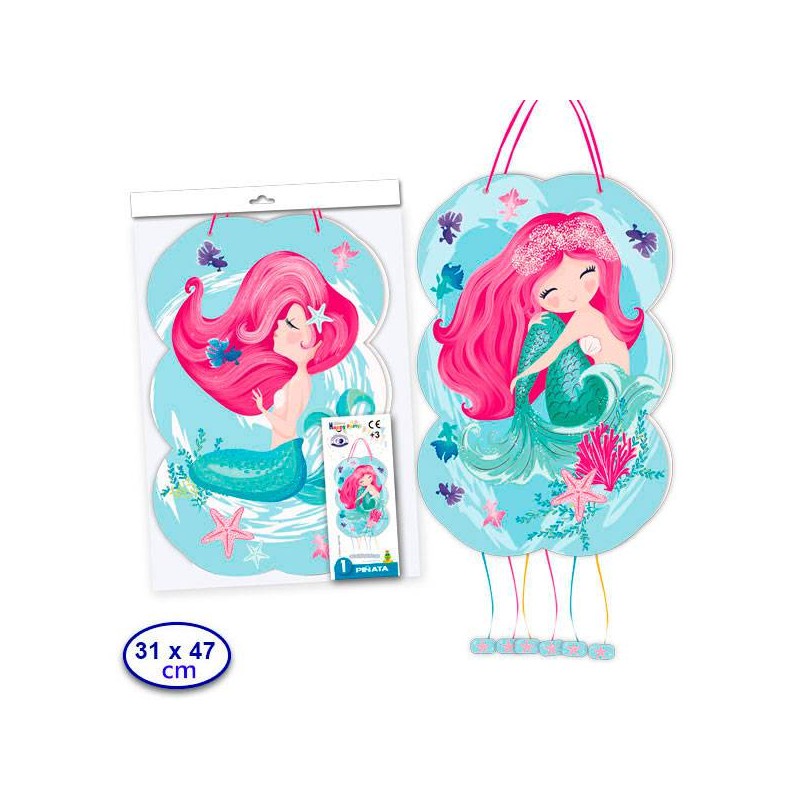PIÑATA SIRENA PURPURINA PIÑATA SIRENA PURPURINA