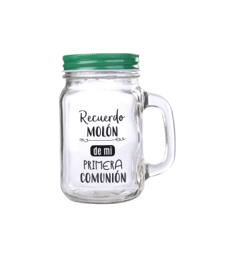 JARRA CRISTAL CON CAÑA "RECUERDO MOLÓN"