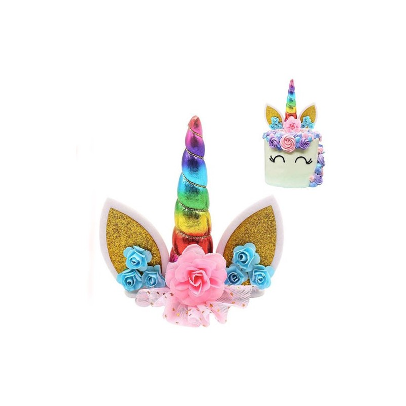 CAKE TOPPER UNICORNIO ARCOIRIS DECORACIÓN TARTAS CAKE TOPPER UNICORNIO ARCOIRIS DECORACIÓN TARTAS