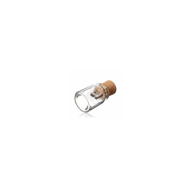 USB BOTE CRISTAL CORCHO RETRO 8GB USB BOTE CRISTAL CORCHO RETRO 8GB