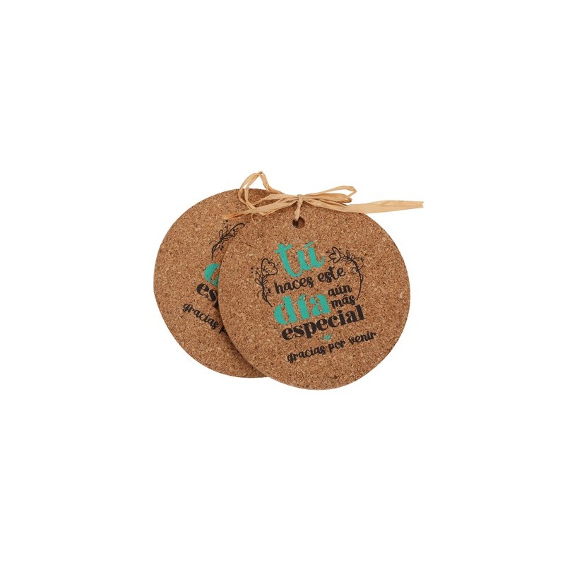 SET 2 POSAVASOS CORCHO FRASES SET 2 POSAVASOS CORCHO FRASES