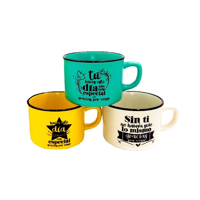 TAZA "GRACIAS POR VENIR" TAZA "GRACIAS POR VENIR"