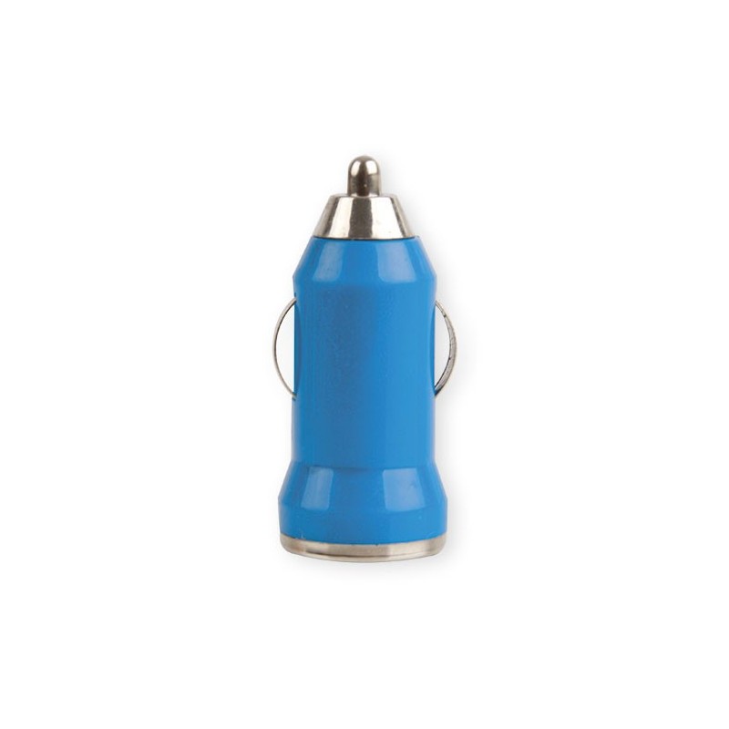 CARGADOR COCHE USB AZUL CARGADOR COCHE USB AZUL