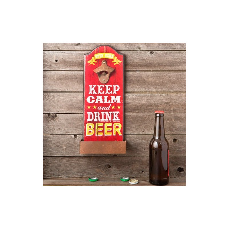 ABRIDOR DE BOTELLAS DE PARED "KEEP CALM" ABRIDOR DE BOTELLAS DE PARED "KEEP CALM"