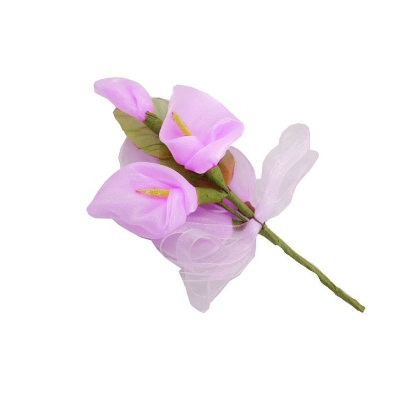 RAMILLETE DE TELA LIRIO LILA RAMILLETE DE TELA LIRIO LILA