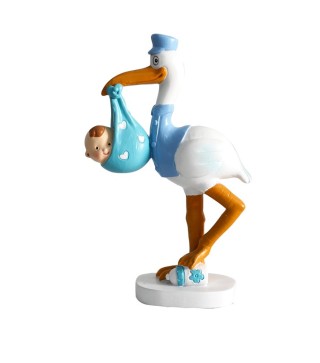 FIGURA PASTEL CIGÜEÑA NIDO