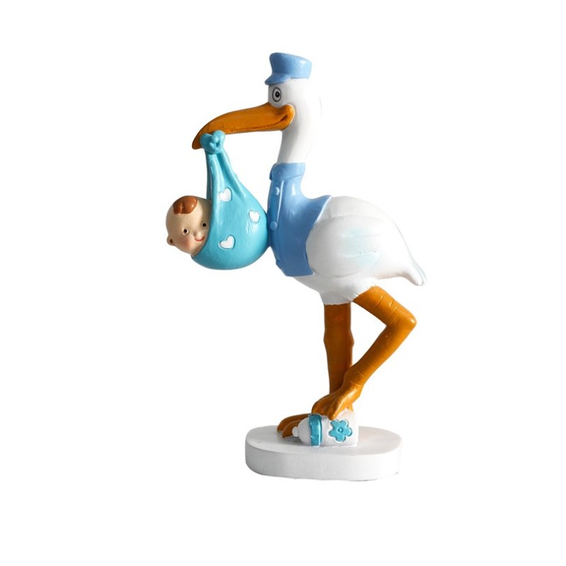 FIGURA PASTEL CIGÜEÑA NIDO FIGURA PASTEL CIGÜEÑA NIDO