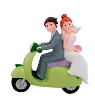FIGURA PASTEL MOTO