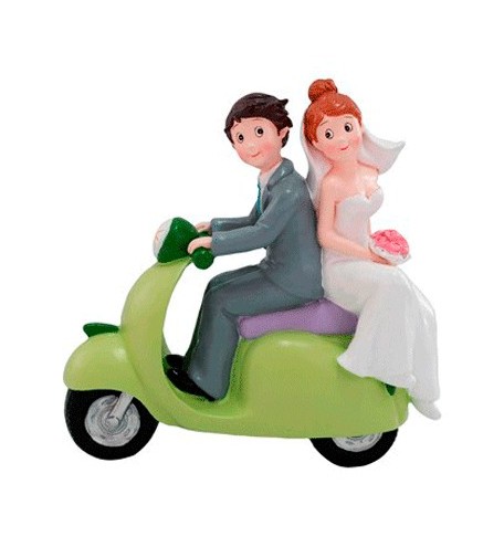 FIGURA PASTEL MOTO