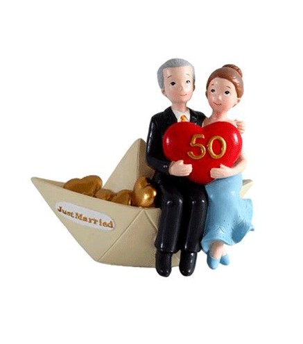 FIGURA PASTEL 50 ANIVERSARIO BARCO